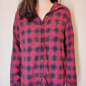 American Eagle Outfitters Soft Boyfriend Fit Flannel Shirt Medium